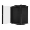 Sieninis stovas LANBERG WF01-6618-10B, 18U, 600×600×907 mm, juodas, 60 kg