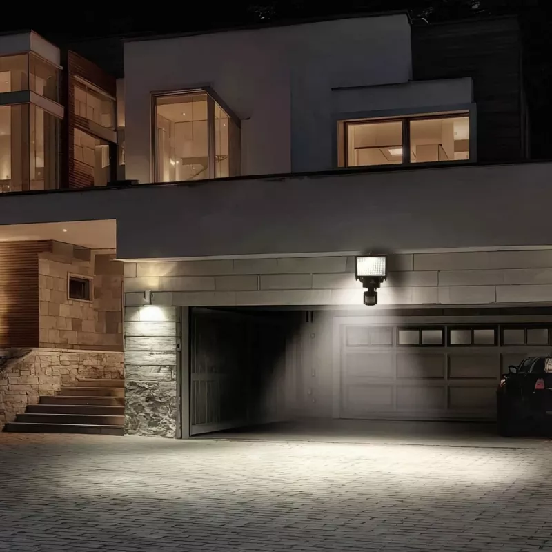 Maclean MCE442 Saulės energijos LED prožektorius su judesio jutikliu, sieninis, IP44, 6W, 6000K
