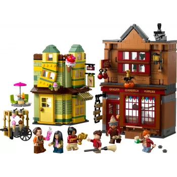 LEGO Harry Potter 76452 „Quidditch Supplies“ ledų kiosko mini konstruktorius, 795 dalių, 6 minifigūrėlės, nuo 8 m.