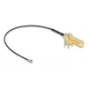 DeLOCK antenos kabelis SMA 90° PCB lizdas pravestinis koaksialinis kabelis 0,15 m I-PEX MHF1 juodas auksinis