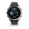 Garmin Fenix E 3,3 cm (1,3) AMOLED 47 mm Skaitmeninis 416 × 416 pikselių Liečiamas ekranas Nerūdijantis plienas Wi-Fi GPS (palydovas)