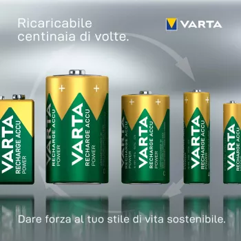 VARTA HR03 AAA įkraunama baterija Accu Power 800 mAh 56703 4 vnt. Žalia