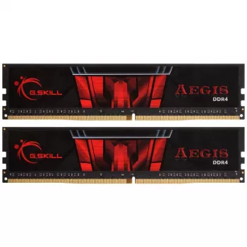 DIMM 16 GB DDR4-3000 (2x 8 GB) Dual-Kit, Arbeitsspeicher schwarz, F4-3000C16D-16GISB, Aegis, INTEL XMP