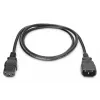 Digitus ASSMANN maitinimo prailginimo laidas - IEC 60320 C14 į IEC 60320 C13 - 250 V AC - 1,2 m - liejinis - juodas (AK-440201-012-S)