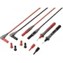 VOLTCRAFT MSL-850 Premium silikoniniai matavimo laidai su paauksuotais kontaktais 1.2 m, pora (VC-17312690)