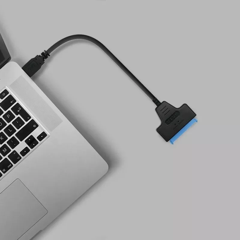 Adapteris QOLTEC 51855 – išorinis M.2 NVMe/NGFF į USB 3.0 adapteris, 10 Gb/s, 2,5 colio/M.2 diskams, juodas