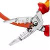 Kabelių nuėmiklis Knipex 13 76 200 ME 6 mm nuėmimo galia Raudonas Nerūdijantis plienas Geltonas