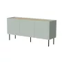 Komoda cama meble FELLINI 150×40×70 cm, alyvuogė su aliejumi padengtu ąžuoliniu viršumi, MDF rėmas