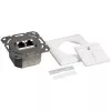 Logilink - Kištukinis lizdas, įleidžiamas - RJ-45 x 2 - RAL 9003, Signal White (NP0123)