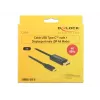 Delock Laidas USB Type-C Kištukas > Displayport Kištukas (DP Alt Mode) 4K 60 Hz 3m juodas