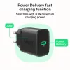 Green Cell PowerSource Solo30 30W Juodas – USB-C vieno prievado maitinimo adapteris
