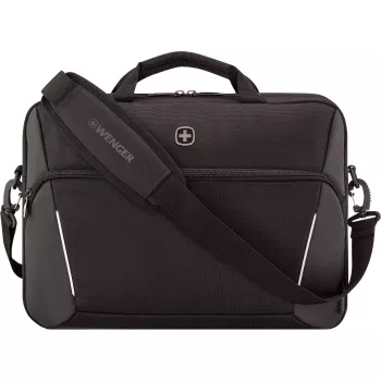 Portfelis nešiojamam kompiuteriui Wenger XE Compact Brief 16 su planšetės kišene, juodas
