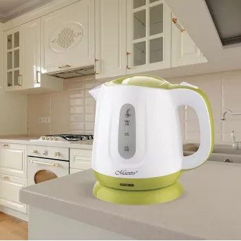 Feel-Maestro MR013 žalias elektrinis virdulys 1 L 1100 W Žalia, Balta