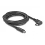 DeLOCK USB kabelis USB Type-C vyriškas į USB Type-C vyriškas kampuotas 2m 5Gbps 4K PD 60W