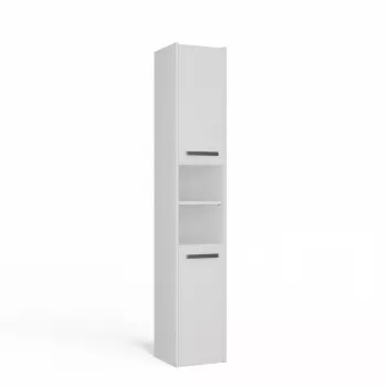 Topeshop S30 baltas vonios kambario spintelė Baltas