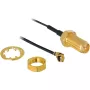 Anteninis laidas DeLOCK RP-SMA WL I-PEX M / RP-SMA F, 0,2 m, juodas