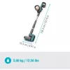 Akumuliatorinis kietų grindų valiklis AquaBrush Universal 18V P4A, pilkai/turquoise, Li-Ion akumuliatorius 2,5Ah P4A, POWER FOR ALL ALLIANCE