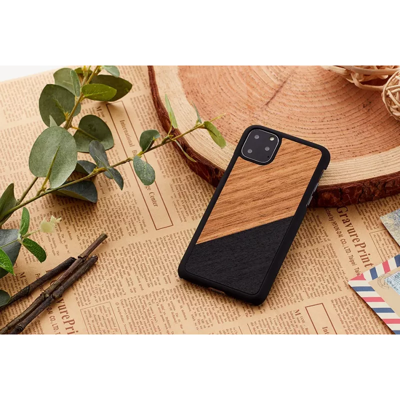 Apsauginis dėklas man and wood iPhone 11 Pro — western black