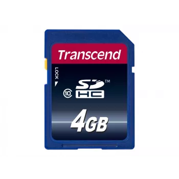 Flash atminties kortelė Transcend 4 GB SDHC Class 10 TS4GSDHC10