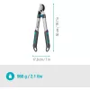 Gardena genėjimo žirklės EasyCut S pilkai/turquoise 50cm (12030-88)