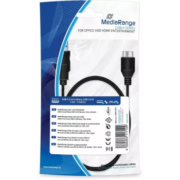 USB ilginimo kabelis MediaRange MRCS154 USB 2.0 1,8 m juodas