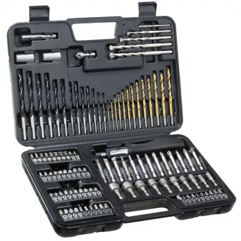 Gręžtų antgalių rinkinys DeWALT DT0109-QZ — 109 vnt. mūrui, metalui ir medžiui su laikymo dėklu