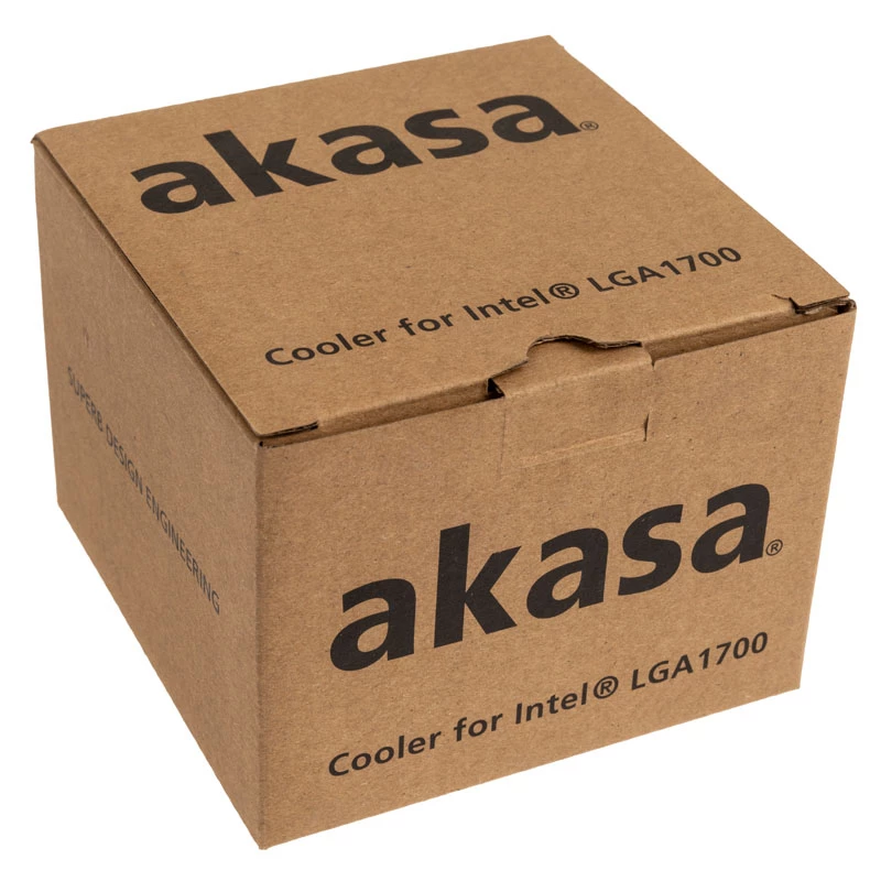 Akasa AK-CC6603EP01 9,5 cm aliumininis aušintuvas / radiatorius juodas