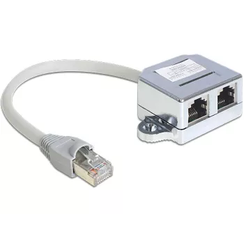 Sujungimo kabelis DeLOCK 65441 RJ-45 0,15 m Pilka