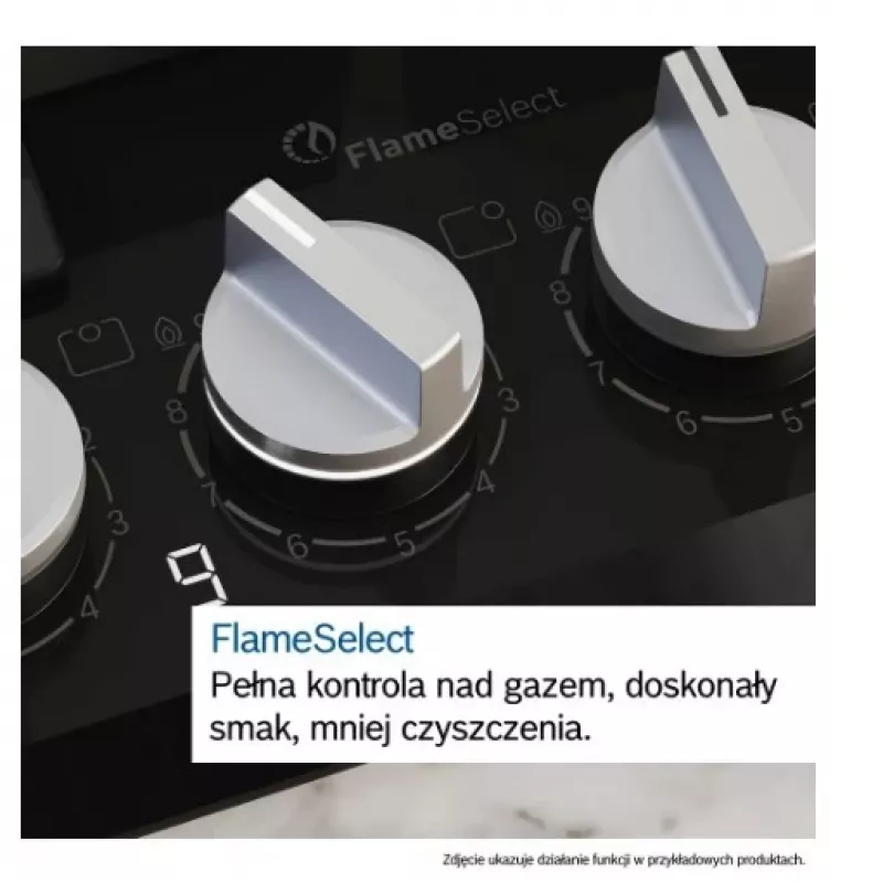 Įmontuojama dujinė kaitlentė Bosch PPP6A2I40, 4 zonos, ketiniai groteliai, juoda, 590×520×54 mm, sukamieji jungikliai