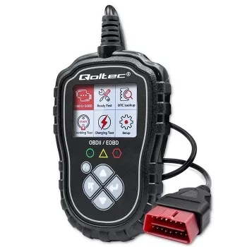OBDII diagnostinis testeris QOLTEC ProLine 50685 – automobilio OBD-II skaitytuvas 8V/25V sistemoms
