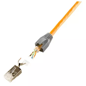 LOGILINK RJ45 kištukai Cat 6, 6A, 7 ekranuoti, pakuotė 50 vnt.