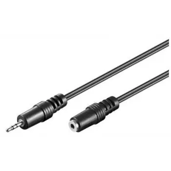 Mikroconnect 33723 2,5 mm garso ilginimo kabelis 2 m juodas