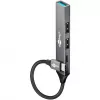 Goobay Slim 4-Port USB-Hub, USB-C™ į USB-C™/USB-A, USB 3.2 (74459)