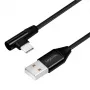 LogiLink CU0137 USB 2.0 laidas, USB A – USB C, 0,3 m, juodas