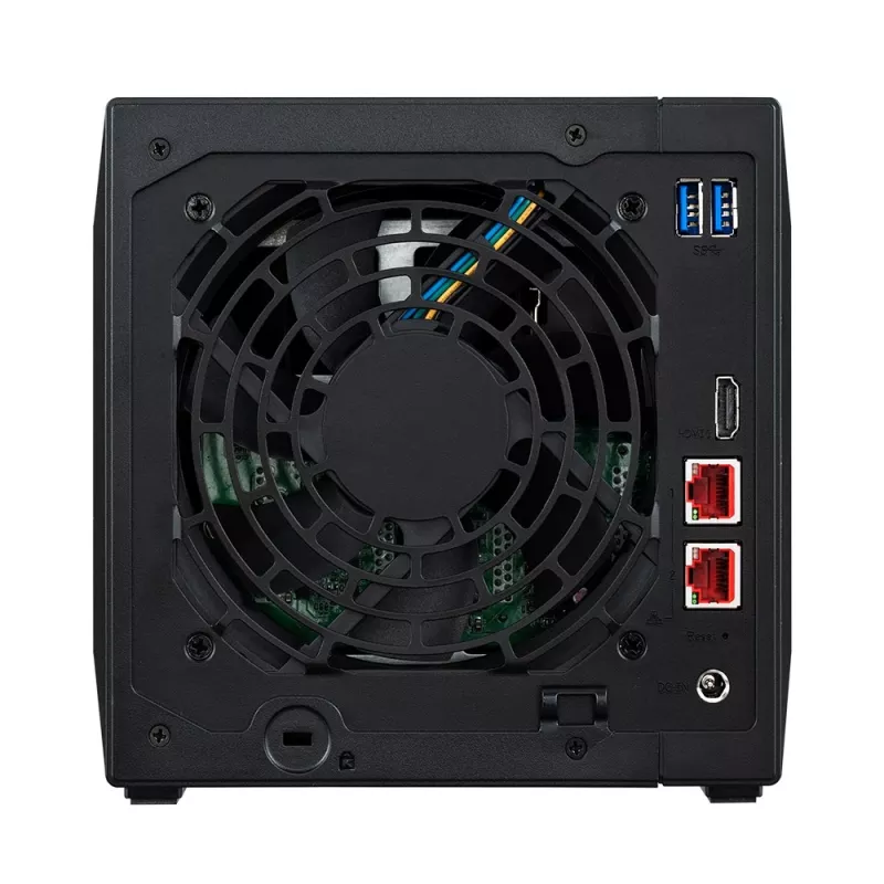 Asustor AS5404T NAS/saugyklos serveris Intel® Celeron® N5105 4 GB DDR4 0 TB ADM Juoda