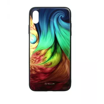 Apsauginis stiklas Tellur Cover Glass print iPhone XS Max – grūdintas stiklas su spausdinta nugara