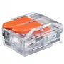 Hismart EL240449 – Universalus užspaudžiamasis laidų jungiklis, 2x 0,5-6,0 mm², 41 A, 450 V, 20 vnt.