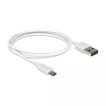 USB laidas DeLOCK 84807 USB 2.0 1 m USB A Micro-USB B Baltas
