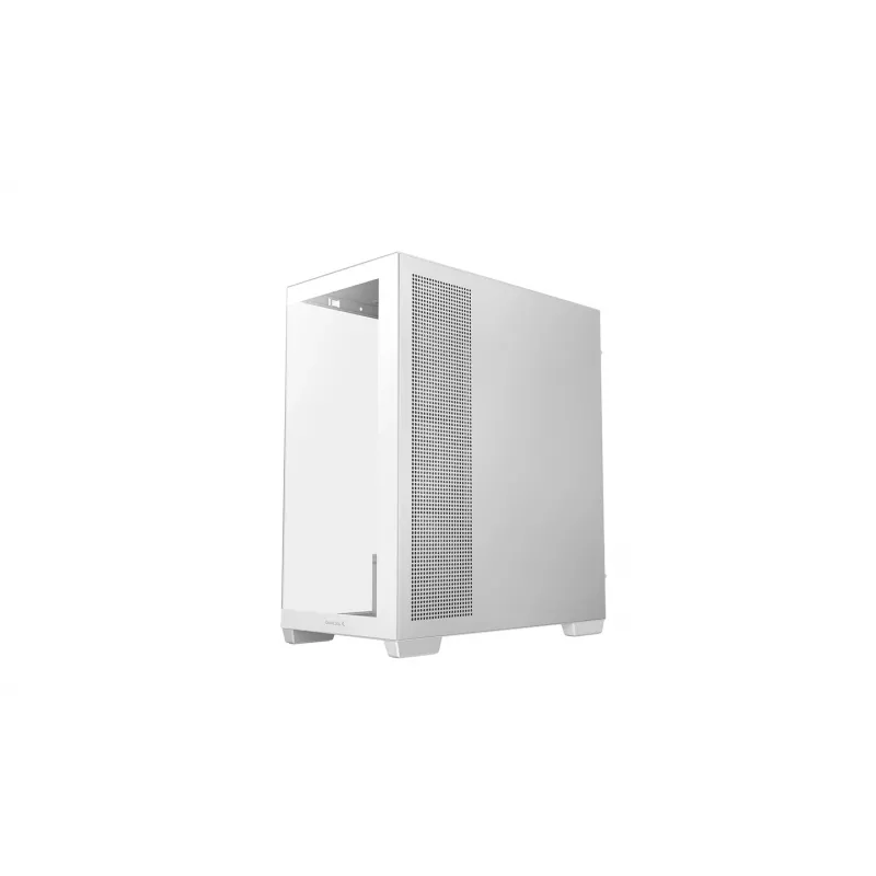Korpusas DeepCool CG580 4F V2 Midi Tower Baltas — ATX, grūdintas stiklas, 3x120mm šoniniai ventiliatoriai, 360mm radiatoriaus vieta