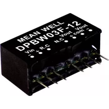 Maitinimo adapteris MEAN WELL DPBW03G-12 3W Įėjimas 18-75V Išėjimas 12V