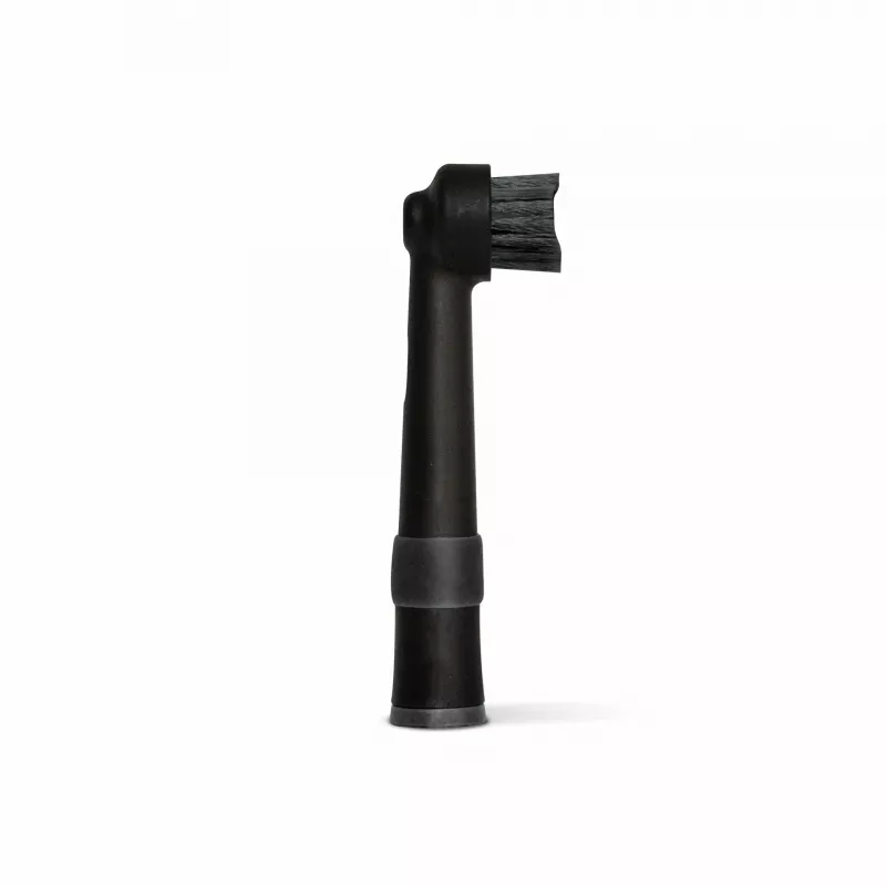 happybrush ECO R2 pakaitiniai šepetėlių antgaliai, juodi, 3 vnt.