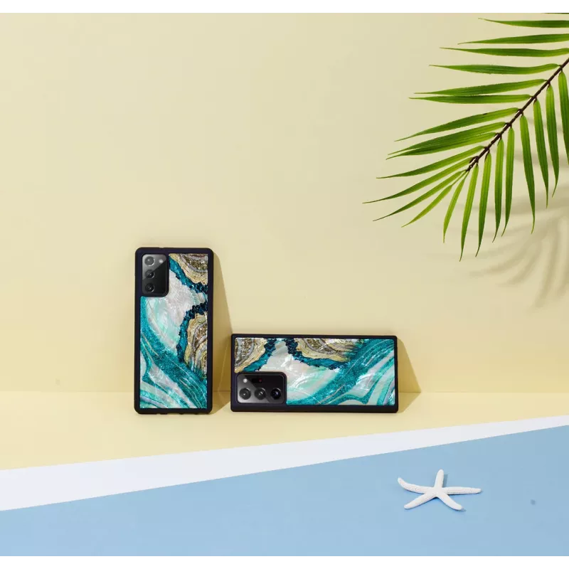 Apsauginis dėklas iKins Samsung Galaxy Note20 – Aqua Agate