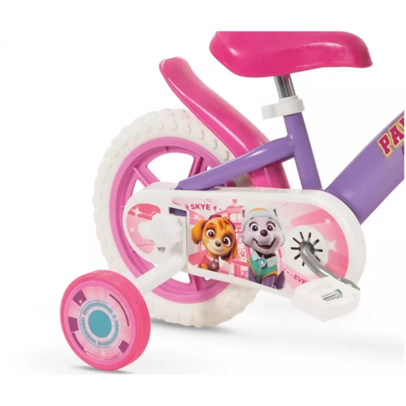Vaikiškas dviratis 12 colių Paw Patrol Purple 1180 Mergaitėms TOIMSA
