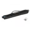 Maitinimo paskirstymo įrenginys Triton RAB-PD-X09-A1, 19 inch 1U, 14× IEC320, 10A, juodas RAL 9005