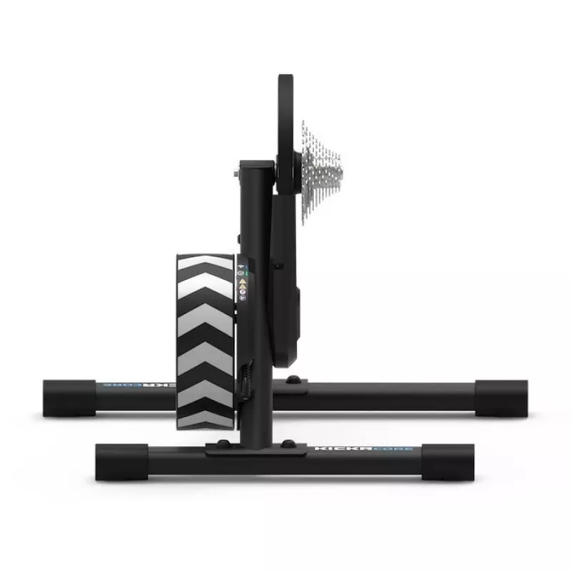 Išmanusis dviračių treniruoklis Wahoo KICKR CORE 2 — magnetinis, diržinė pavara, 1800 W, 11 pavarų kasetė, Bluetooth/Wi‑Fi/ANT+