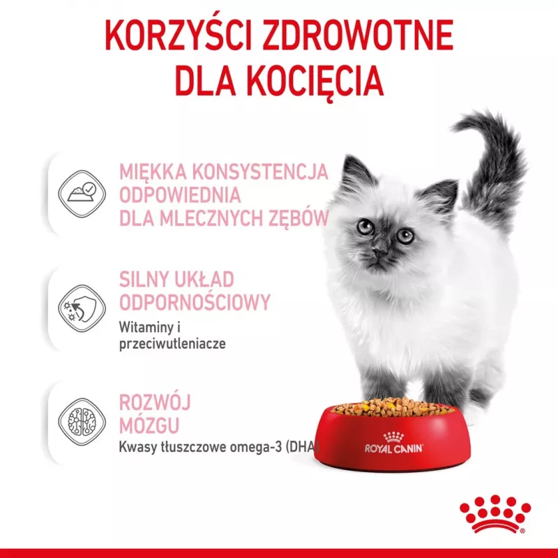 Royal Canin Feline Health Nutrition Kitten Instinctive drebučiuose drėgnas pašaras kačiukams, 12 x 85 g