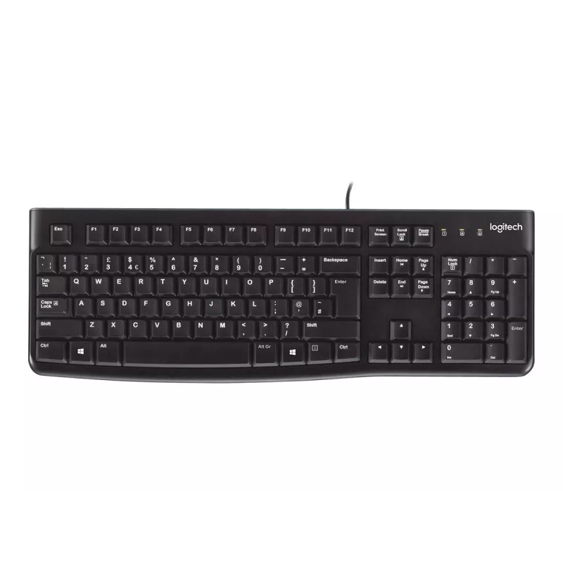 Pilno dydžio klaviatūra Logitech K120 laidinė USB
