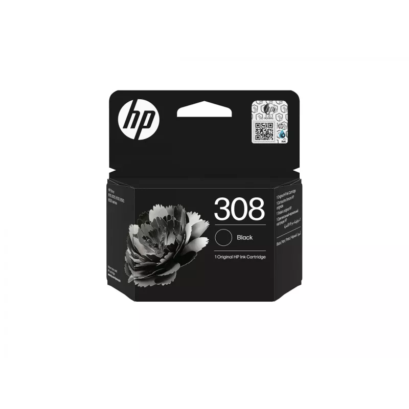 HP 308 Original juodos spalvos rašalo kasetė