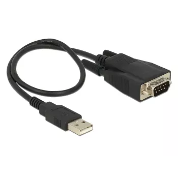 USB 2.0 į RS-232 adapteris DeLOCK 62958, juodas