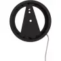 NeXtime Light It Up sieninis laikrodis 3094, Ø18.5 cm, LED apšvietimas, juodas